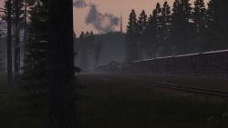 Train from Russia arriving in Zelenogorsk today morning